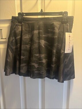 Athleta Women's Black Camo Skater Skirt Brand New